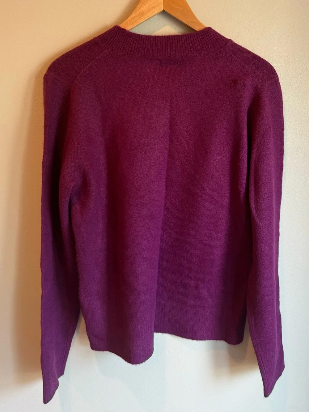 NWT J. Crew Women's Plum Crewneck Sweater Size Medium